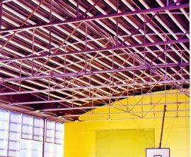 Baffles absorber Rondo - Baffles Absorber Rondo posée au plafond par suspension