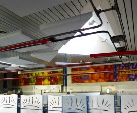 Capteur Absorber Equilibre - Capteur Absorber Equilibre posé au plafond par suspension