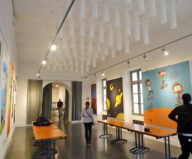 Tableaux acoustiques - Tableau acoustique picture posé au mur par suspension