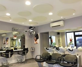 Ambiance Design - Ambiance design classic posé au plafond par collage en forme de cercles