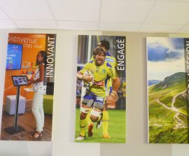 Tableaux acoustiques - Tableau acoustique picture posé au mur par collage