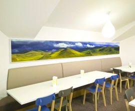 Tableaux acoustiques - Tableau acoustique picture posé au mur par collage