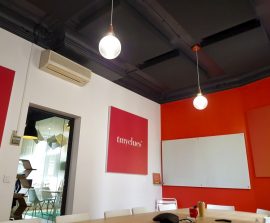 Capteur Absorber Equilibre - Capteur Absorber Equilibre color posé au plafond par suspension