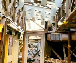 Baffles absorber Rondo - Baffles Absorber Rondo posée au plafond par suspension aimanté