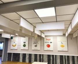 Tableaux acoustiques - Tableau acoustique picture posé au mur par collage