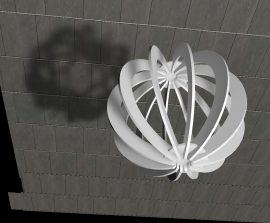 Luminaires acoustiques - Luminaire acoustique posé au plafond par suspension