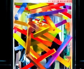 Baffles absorber Design - Baffles Absorber design color posée au plafond par suspension