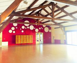 Ambiance Design - Ambiance design color posé au mur par collage en forme de cercles