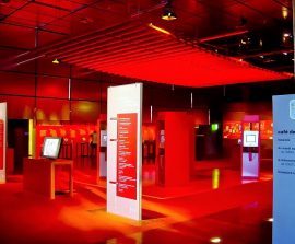 Baffles absorber Rondo - Baffles Absorber Rondo color posée au plafond par suspension