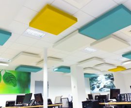 Capteur Absorber Equilibre - Capteur Absorber Equilibre color posé au plafond par suspension