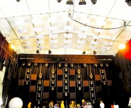 Baffles absorber Plano - Baffle Absorber Plano posée au plafond par suspension