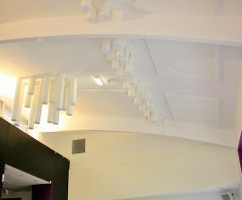 Baffles absorber Rondo - Baffles Absorber Rondo posée au plafond par collage