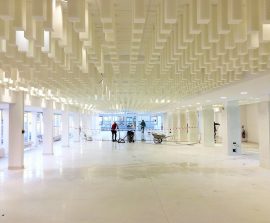 Baffles absorber Design - Baffles Absorber design posée au plafond par collage