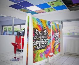 Ecran & Paravent acoustiques - Paravent acoustique en Acoustic Panel 2V picture