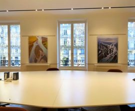 Tableaux acoustiques - Acoustic Panel 2V picture posé au mur par suspension