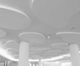 Acoustic Panel 2V Blue Equilibre - Acoustic Panel 2V classic posé au plafond par collage