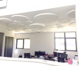 Ambiance Design - Ambiance design classic posé au plafond par collage en forme de cercles