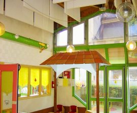 Baffles absorber Plano - Baffle Absorber Plano posée au plafond par suspension