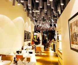 Baffles absorber Rondo - Baffles Absorber Rondo posée au plafond par suspension