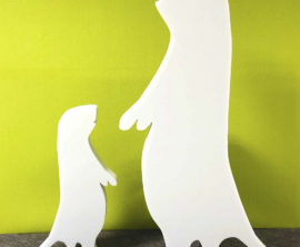 Baffles absorber Ludique - Baffle Absorber Ludique posée au mur par collage