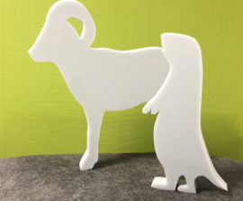 Baffles absorber Ludique - Baffle Absorber Ludique posée au mur par collage