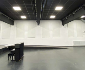 Absorber Blue Equilibre - Absorber Blue Equilibre classic posé au mur par collage 