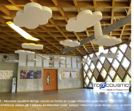 Capteur Absorber Equilibre - Capteur Absorber Equilibre posé au plafond par 