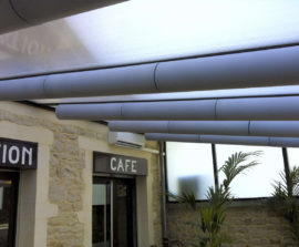 Baffles absorber Rondo - Baffles Absorber Rondo  posée au plafond par collage