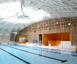 Baffles absorber Rondo - Baffles Absorber Rondo posée au plafond par suspension