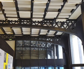 Baffles absorber Rondo - Baffles Absorber Rondo posée au plafond par suspension