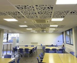 Absorber Blue Equilibre - Faux plafond acoustique en absorber polar design suspendu