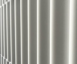 Ambiance Relief - Ambiance relief ondulation posé au mur par collage