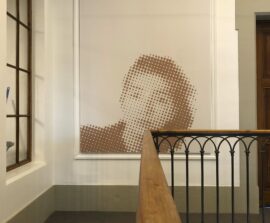 Acoustic Panel 2V Blue Equilibre - Acoustic Panel 2V picture posé au mur par collage