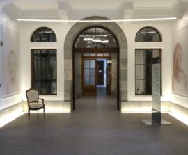 Acoustic Panel 2V Blue Equilibre - Acoustic Panel 2V picture posé au mur par collage