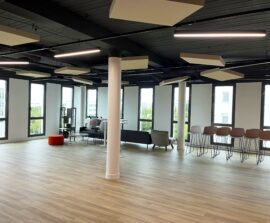 Capteur Absorber Equilibre - Capteur Absorber Equilibre color posé au plafond par suspension